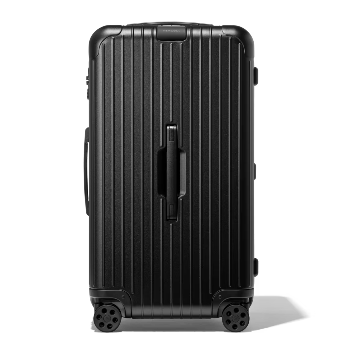 RIMOWA Essential Trunk Plus Suitcase - Black Gloss Finish