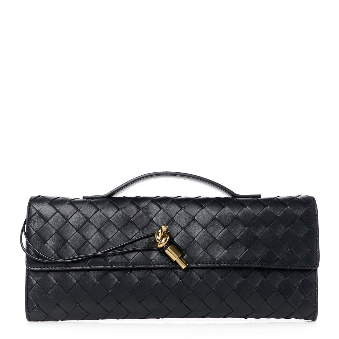 Bottega Veneta Andiamo Clutch leather clutch