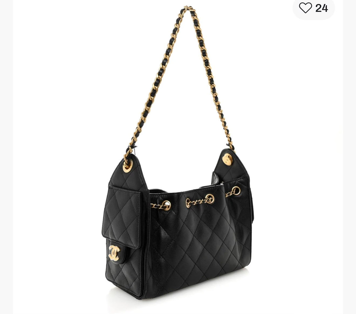 Chanel 25 Mini Bag - Black - photo 2