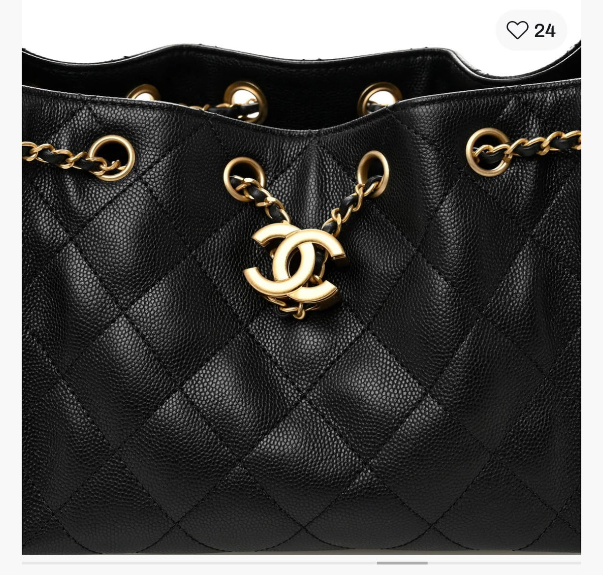 Chanel 25 Mini Bag - Black - photo 3