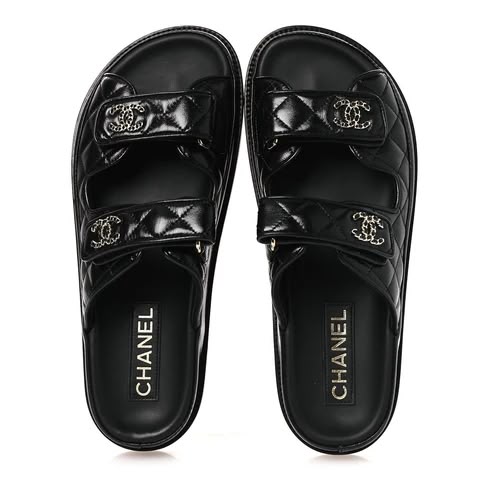 Chanel Black Sandals - Black - photo 1