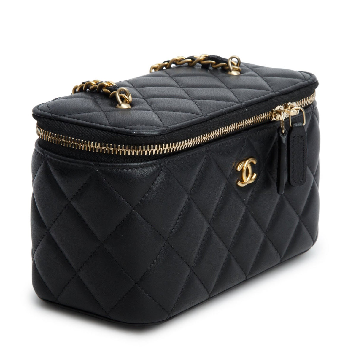Chanel CC Link Vanity - Black - Black - photo 2