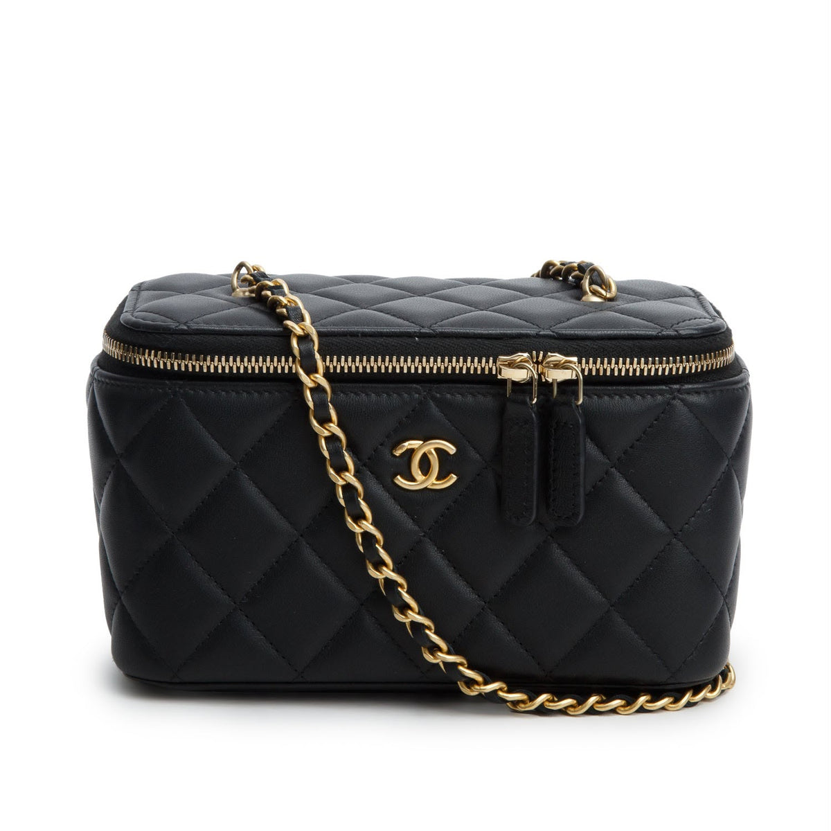 Chanel CC Link Vanity - Black - Black - photo 4