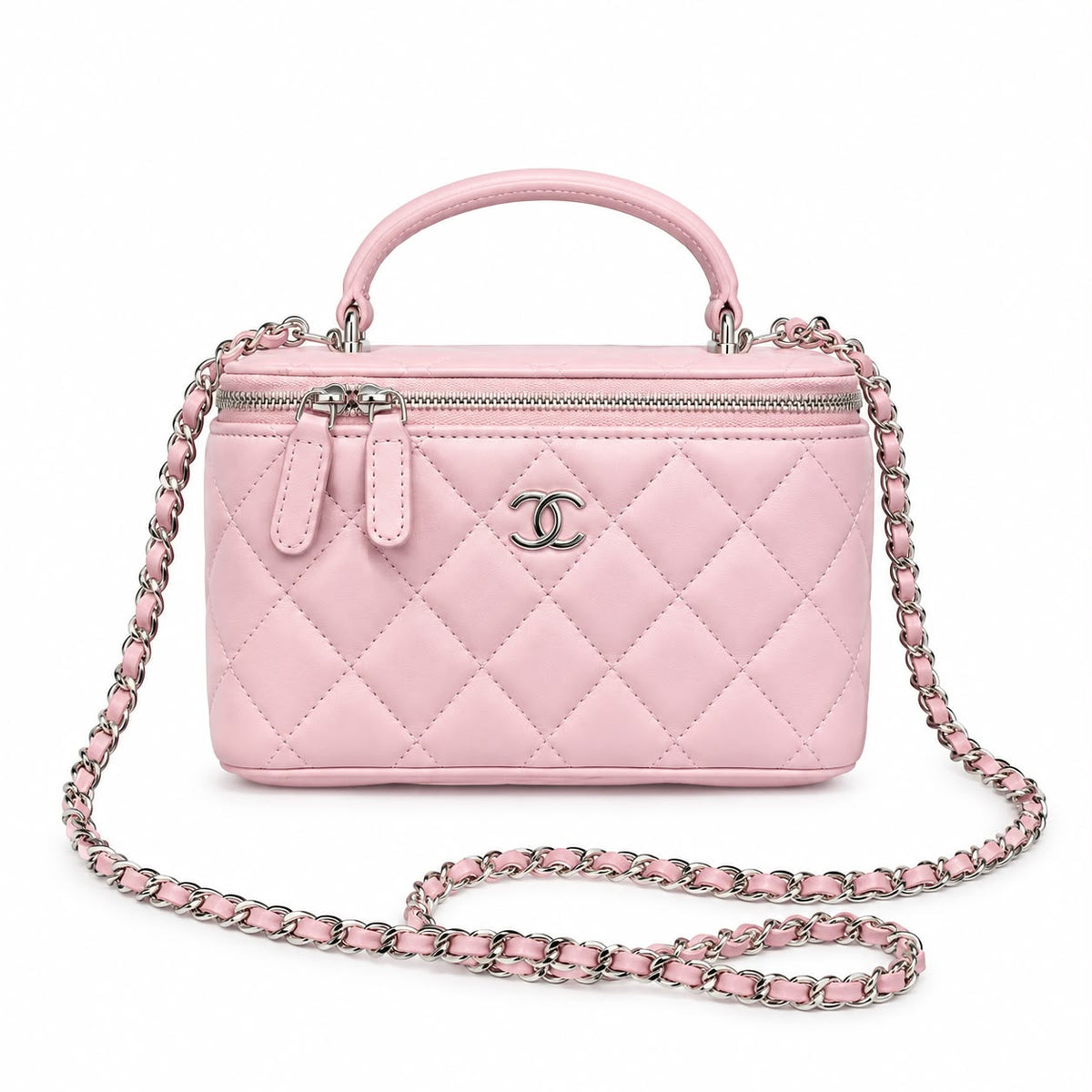 Chanel CC Link Vanity - Pink - Pink - photo 1