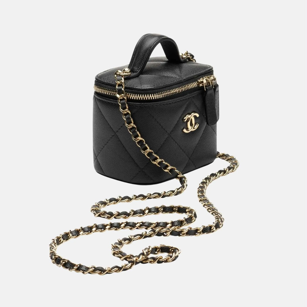 Chanel Tiny CC Link Vanity - Black - Black - photo 1