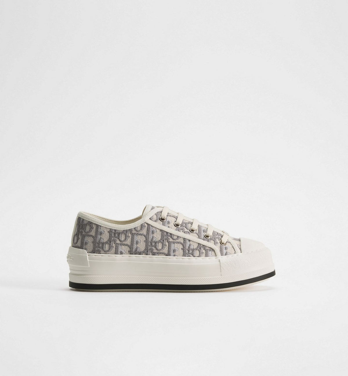 Dior Walk'n'Dior Chunky-Soled Sneakers - Stone Gray (Dior Oblique) - photo 2