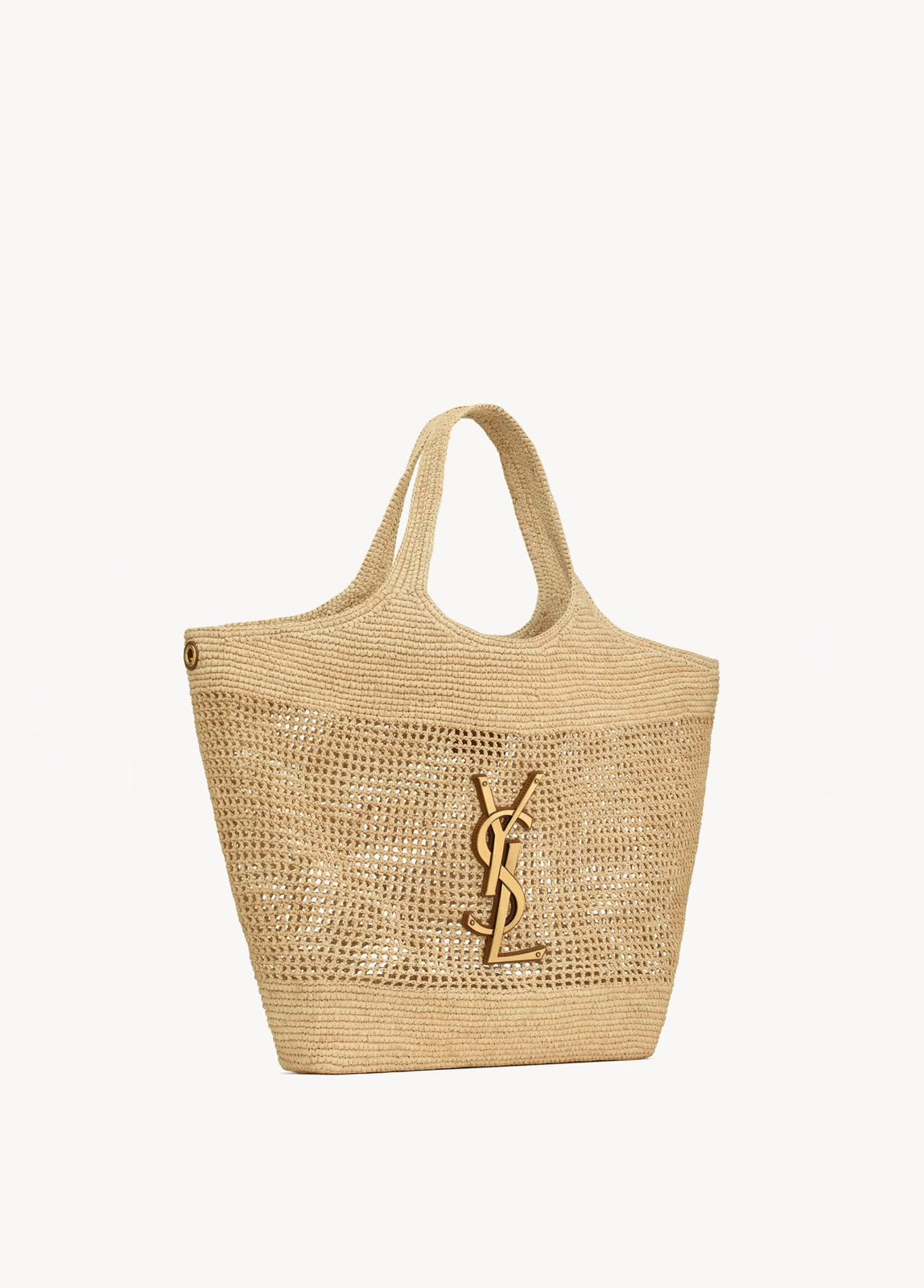 Saint Laurent Icare Raffia Tote - Natural - photo 1