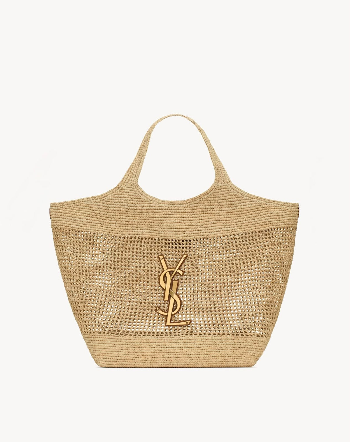 Saint Laurent Icare Raffia Tote - Natural - photo 2