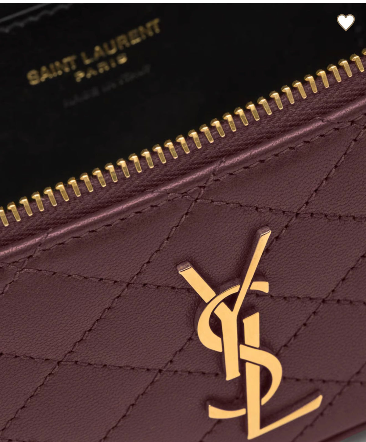 Saint Laurent Mini Gaby Top-Handle Bag - Burgundy - photo 2
